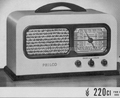 41-220CI ; Philco, Philadelphia (ID = 195167) Radio