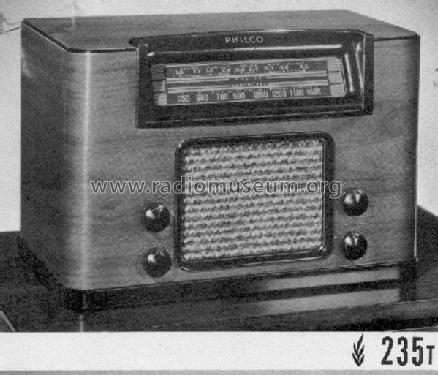 41-235T ; Philco, Philadelphia (ID = 195161) Radio