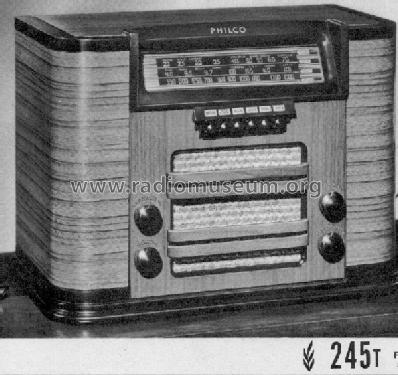 41-245T ; Philco, Philadelphia (ID = 195159) Radio