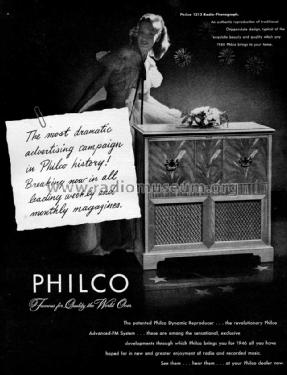 46-1213 Radio-Phonograph; Philco, Philadelphia (ID = 1079105) Radio