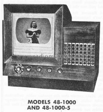 48-1000-5 code 122; Philco, Philadelphia (ID = 737175) Television