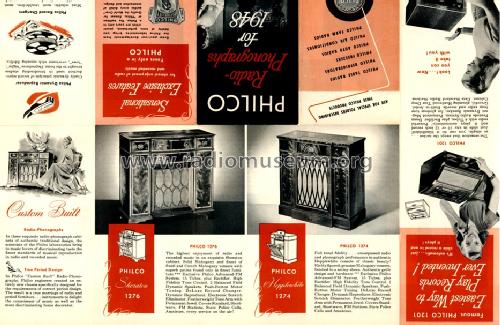 48-1274 ; Philco, Philadelphia (ID = 1506744) Radio