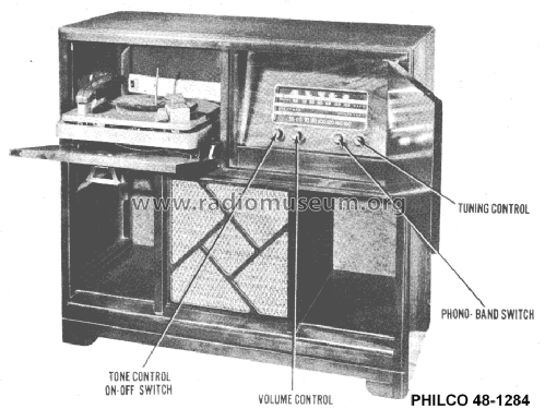 48-1284 ; Philco, Philadelphia (ID = 1396899) Radio