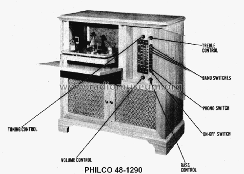 48-1290 ; Philco, Philadelphia (ID = 1408648) Radio