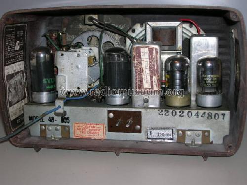 48-805 Code 121; Philco, Philadelphia (ID = 225203) Radio