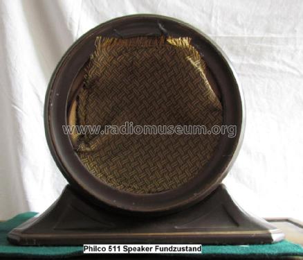 511 Radio Speaker ; Philco, Philadelphia (ID = 1524520) Radio