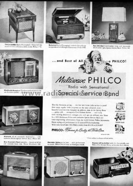 53-1350 ; Philco, Philadelphia (ID = 1606098) Radio