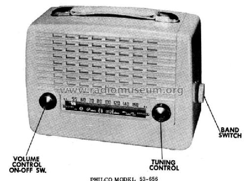 53-656 ; Philco, Philadelphia (ID = 524590) Radio