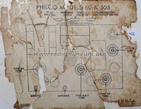 60B ; Philco, Philadelphia (ID = 2234203) Radio