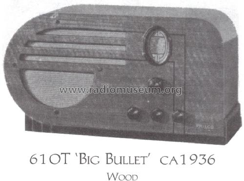 610T Big Bullet ; Philco, Philadelphia (ID = 1523752) Radio