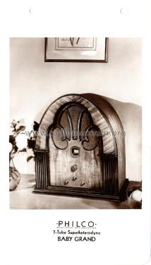 70A Baby Grand; Philco, Philadelphia (ID = 1936685) Radio