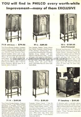 71LZ ; Philco, Philadelphia (ID = 1514688) Radio