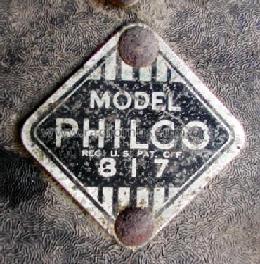 817 ; Philco, Philadelphia (ID = 154061) Car Radio