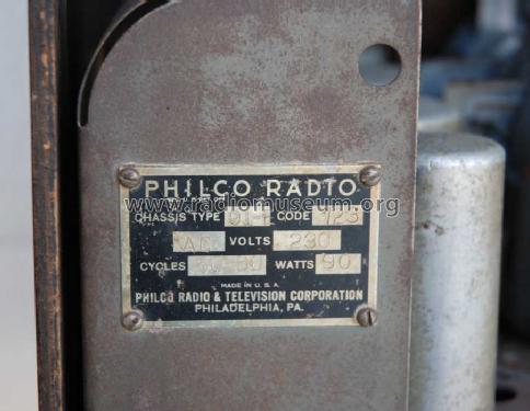 91B ; Philco, Philadelphia (ID = 399386) Radio