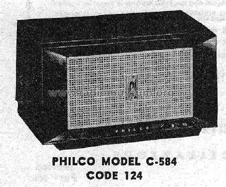 C-584 Ch=124; Philco, Philadelphia (ID = 1305809) Radio