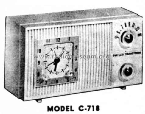 C-718 ; Philco, Philadelphia (ID = 120865) Radio