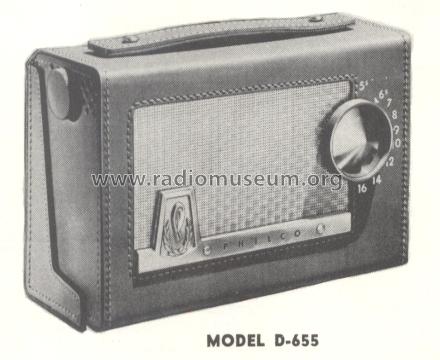 D-655 Code 121 ; Philco, Philadelphia (ID = 182757) Radio