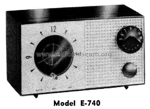 E-740 ; Philco, Philadelphia (ID = 1860580) Radio