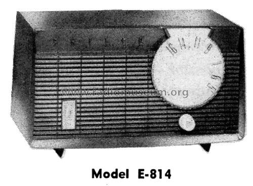 E-814 ; Philco, Philadelphia (ID = 1860635) Radio