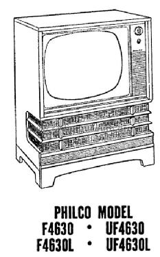 F4630 Ch= 8L43; Philco, Philadelphia (ID = 1151541) Television