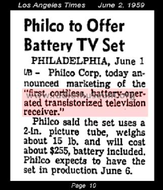 H2010BL Safari 10AT10; Philco, Philadelphia (ID = 1431831) Television