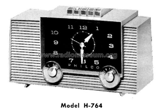 H-764 ; Philco, Philadelphia (ID = 1177204) Radio