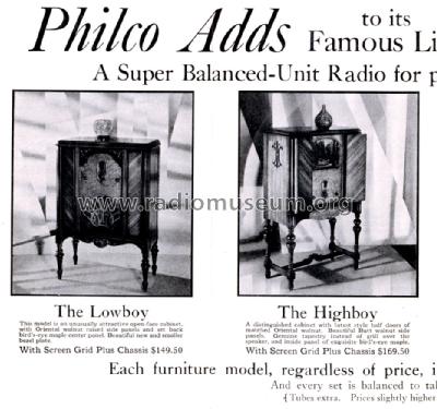 Highboy 95 ; Philco, Philadelphia (ID = 1518204) Radio