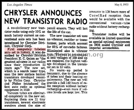 Mopar 914-HR Ch= C-5690HR; Philco, Philadelphia (ID = 1423331) Autoradio