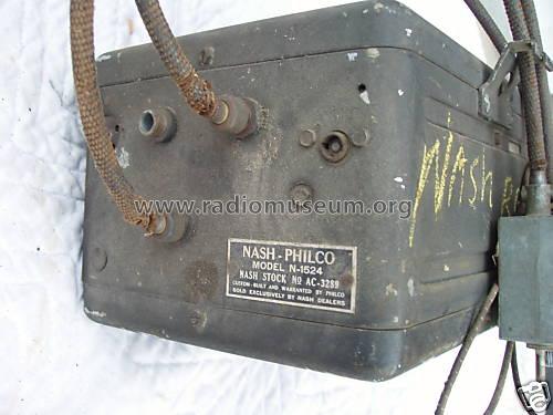N-1524 Nash; Philco, Philadelphia (ID = 703521) Car Radio