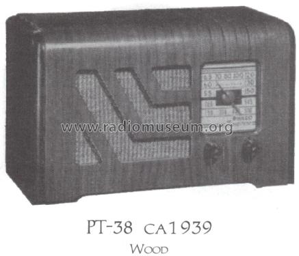 PT-38 Transitone; Philco, Philadelphia (ID = 1523287) Radio