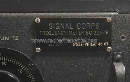 SCR-211-AK Frequency Meter Set ; Philco, Philadelphia (ID = 1447117) Equipment