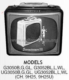 Seventeener III UG3052BL Ch= 9H25U; Philco, Philadelphia (ID = 478542) Television