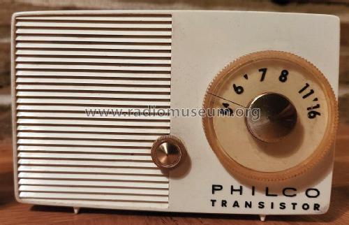 Philco transistor radio, 1958, Philco model T4-124 transist…