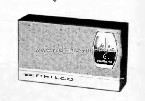 6 Transistor T-67 ; Philco, Philadelphia (ID = 180057) Radio