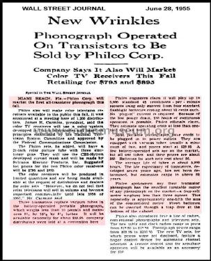 All Transistor Portable Phonograph TPA-1 M32; Philco, Philadelphia (ID = 1308465) R-Player