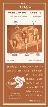 Transitone 'Flying Wedge' 49-503; Philco, Philadelphia (ID = 2834281) Radio
