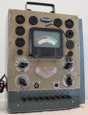 Tube Tester 7050; Philco, Philadelphia (ID = 3146018) Ausrüstung