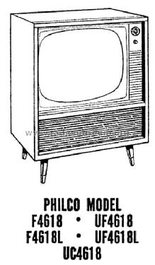 UF4618 Ch= 8L41U; Philco, Philadelphia (ID = 1151572) Televisore