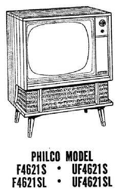 UF4621S Ch= 8L43U; Philco, Philadelphia (ID = 1151568) Television