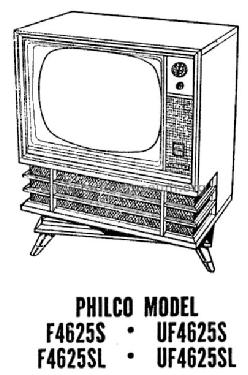 UF4625S Ch= 8L43U; Philco, Philadelphia (ID = 1151562) Televisión