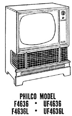 UF4636 Ch= 8L43U; Philco, Philadelphia (ID = 1151536) Télévision