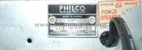 104 ; Philco Products Ltd. (ID = 2765511) Radio