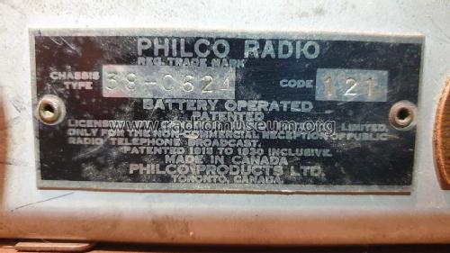 38-C624; Philco Products Ltd. (ID = 2879493) Radio