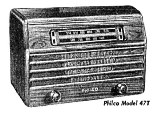 47T ; Philco Products Ltd. (ID = 1431226) Radio