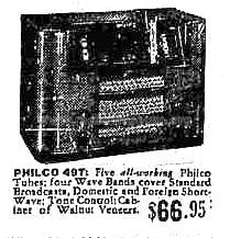 49T ; Philco Products Ltd. (ID = 1431210) Radio