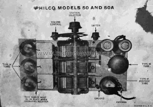 50 ; Philco Products Ltd. (ID = 1365302) Radio