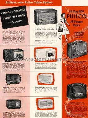 83 ; Philco Products Ltd. (ID = 1512767) Radio