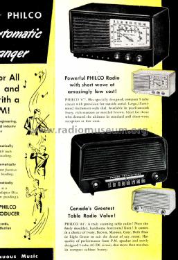 87 ; Philco Products Ltd. (ID = 1514617) Radio