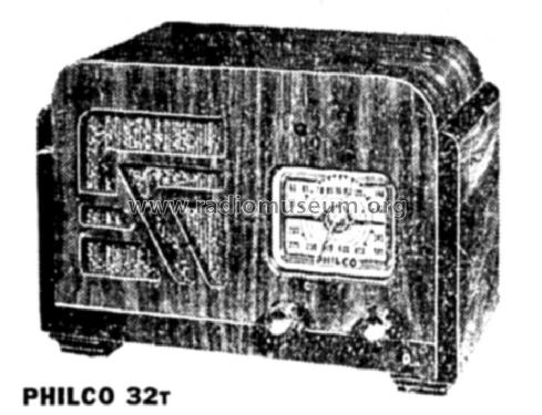 32T Ch= 32 Code 121; Philco Products Ltd. (ID = 1430663) Radio