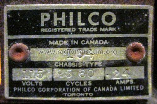 Transitone 164; Philco Products Ltd. (ID = 1729103) Radio